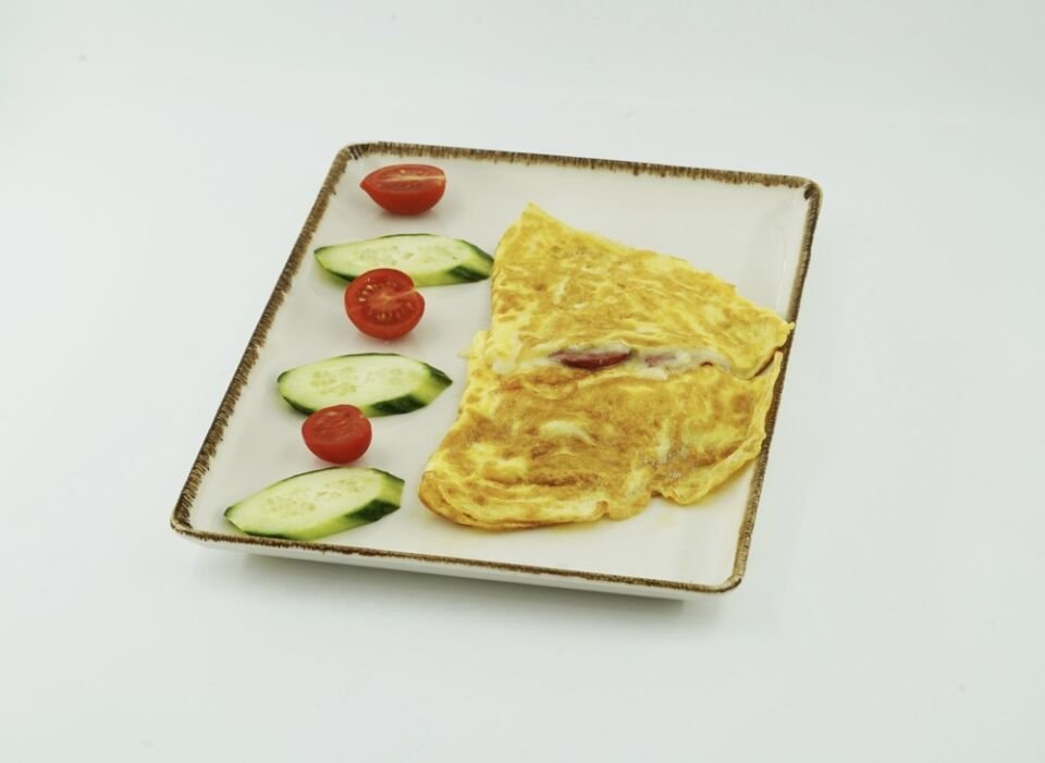 Karışık Omlet (Sucuk ve Kaşarlı)